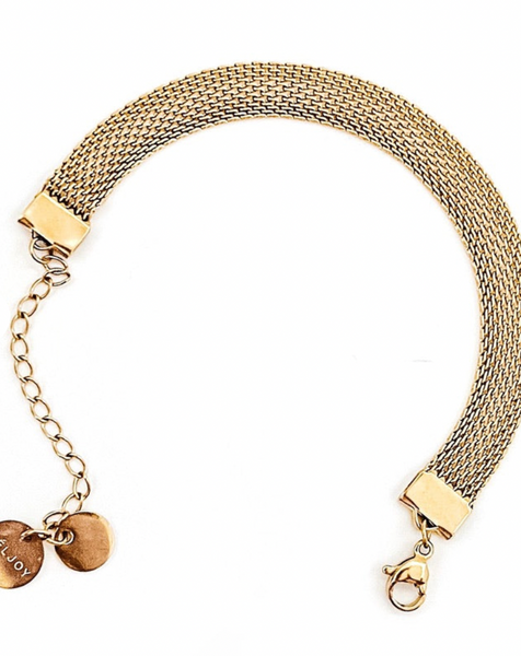 Bender Gold Mesh Chain Bracelet