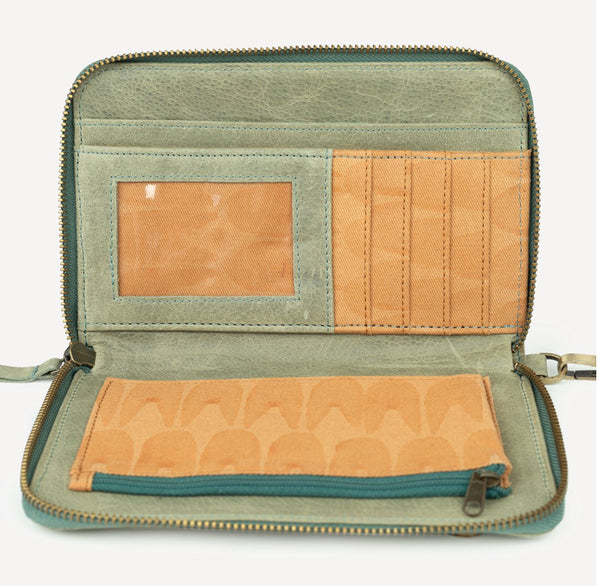 Sage Crossbody Wallet