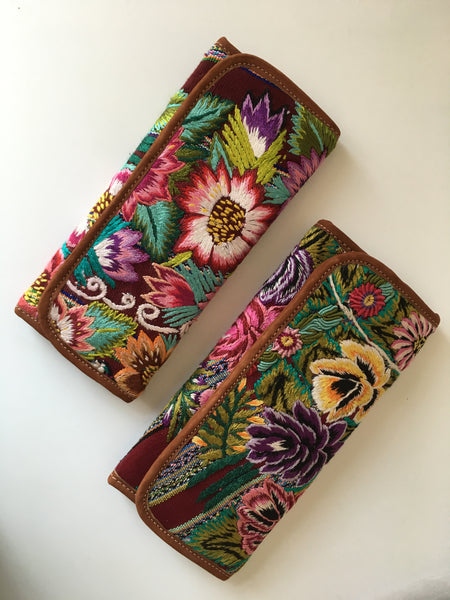 Embroidered wallet