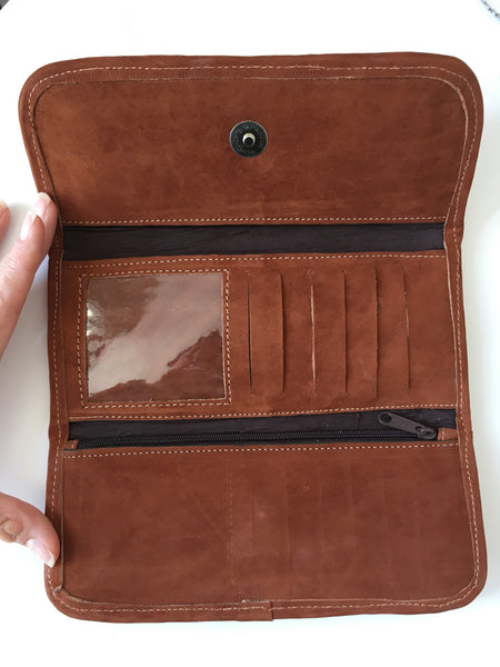 Embroidered wallet
