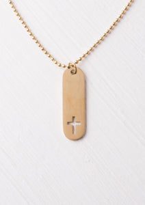 Give Faith Gold Necklace