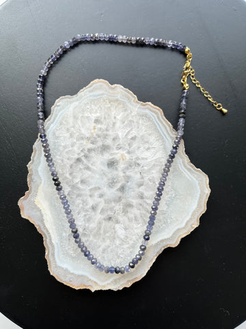 Amethyst Beaded Layering Necklace