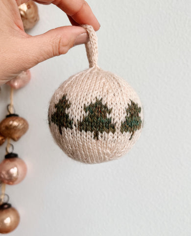 Knitted Tree Ornament