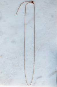Dainty Chain Necklace: 16-18”
