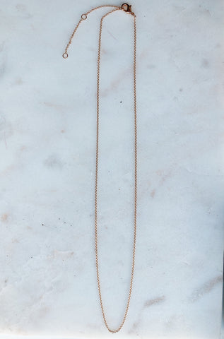 Dainty Chain Necklace: 16-18”