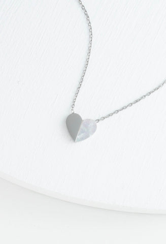 GIVE HOPE NECKLACE SILVER